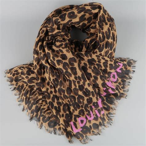 lv pink scarf|louis vuitton cheetah scarf.